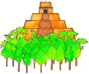 Pyramiden i jungelen.